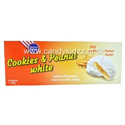 American Bakery - Cookies & Peanut White (96Gr)