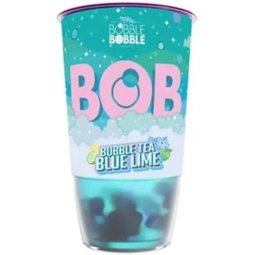 Light Gray Bob bubble tea - Blue Lime (360ml)