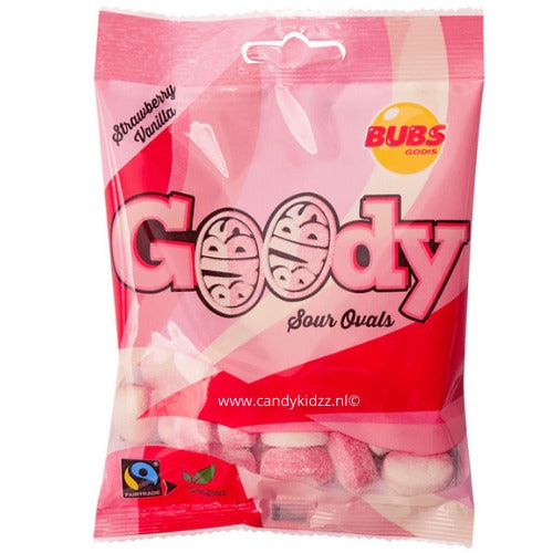 Dark Salmon Bubs - Goody Sour Strawberry & Vanilla (90g)