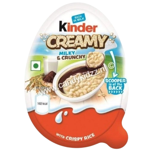 Light Gray Kinder Creamy Milk & Crunchy (19g)