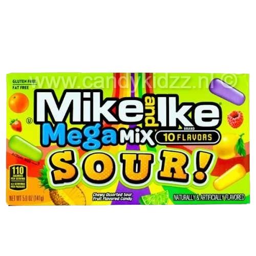 Mike and Ike - Mega Mix Sour! (141g)