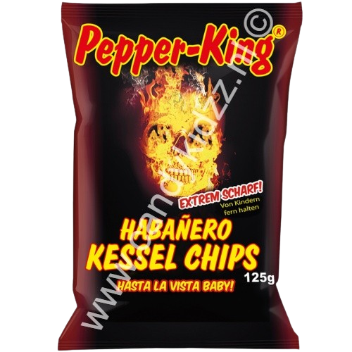 Pepper-King - Habanero Chips (125gr)