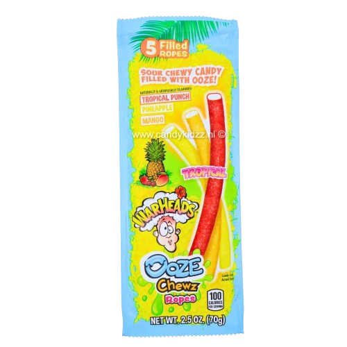 Warheads - Ooze Chewz Tropical Ropes