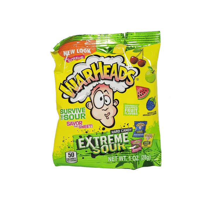 Warheads - Extreme Sour Hard Candy (28Gr)